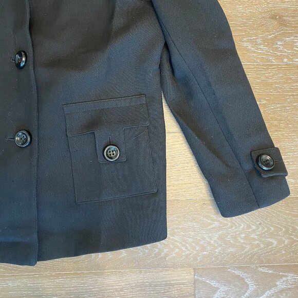 INC Wool-Blend Coat | Black | L. - Picture 3 of 6